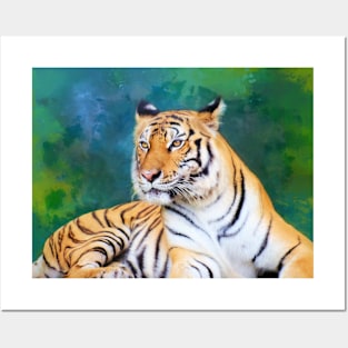 Tiger Painting Posters and Art